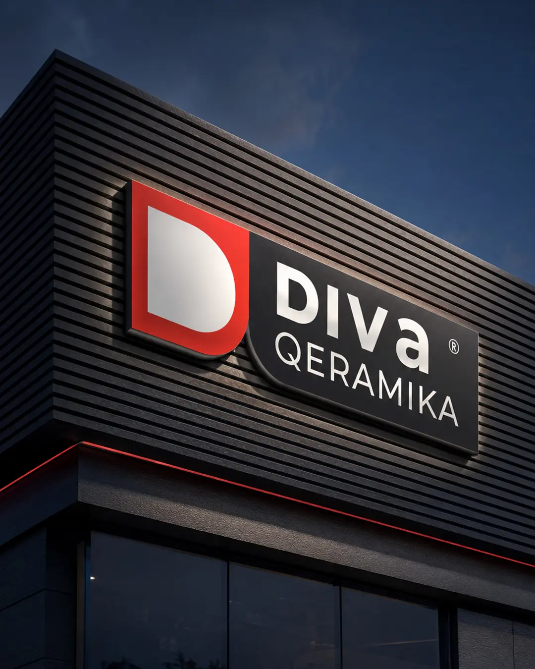 Diva Qeramika exterior signage