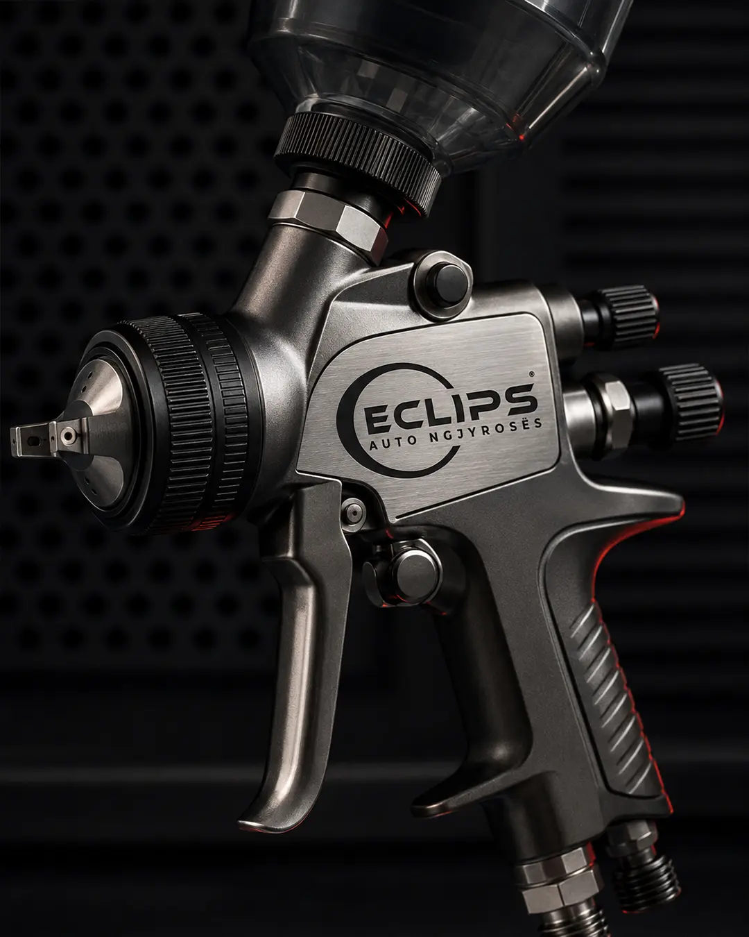 Eclips logo applied to refinishing equipment