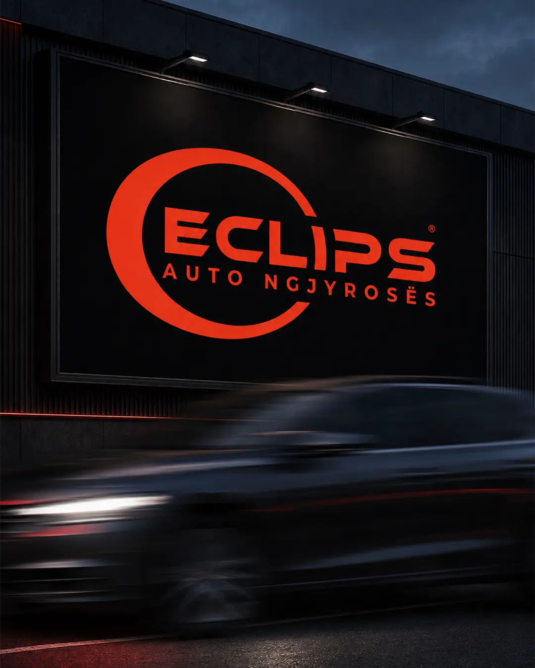 Eclips large-format illuminated signage