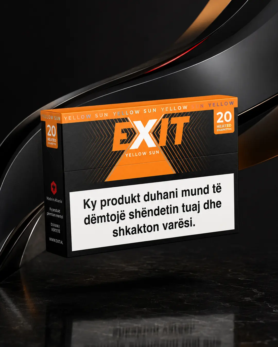EXIT Yellow Sun packaging